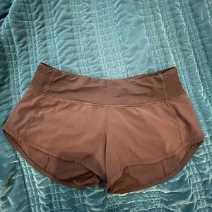 BLACK SPEED UP SHORTS LULULEMON